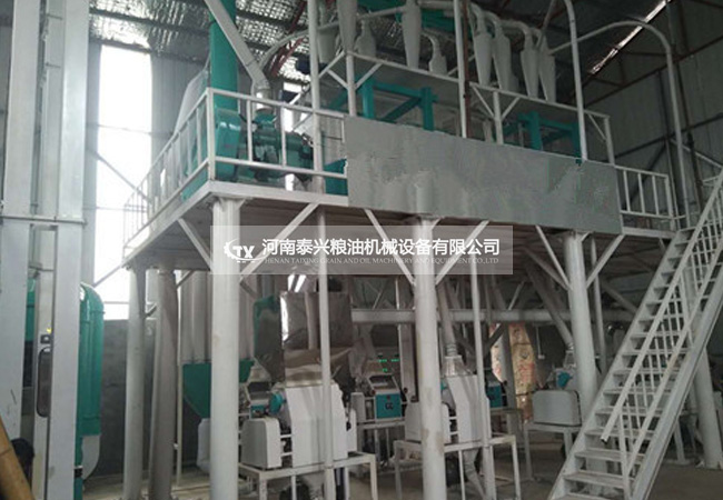 駐馬店面粉機(jī)安裝案例